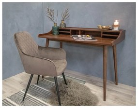 Светлокафяви тапицирани трапезни столове в комплект с подлакътници 2 бр. Harbo – House Nordic