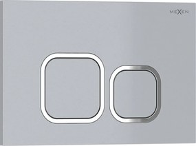 Mexen Tex 03 бутон за промиване, матов хром - 6103-04