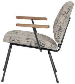 Бежово шенилово кресло Aure – WOOOD