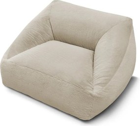 Бежов пуф от изкуствен косъм Lilibet – Bobochic Paris