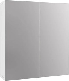 Огледало за баня от меламин Binary в бял цвят 60x17.2x65см.