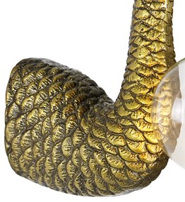 Винтидж стенен аплик месинг - Animal Camel Bird