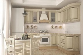 Долен шкаф 2+1 чекмеджета Н40 VANILLA