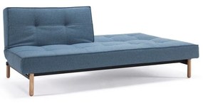 Светлосин разтегателен диван с дървена основа Mixed Dance Light Blue Splitback - Innovation