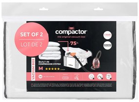 Вакуумни подсилени текстилни кутии за съхранение на дрехи в комплект 2 бр. 42x25x25 cm Life – Compactor