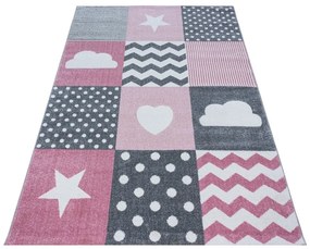 Розово-сив детски килим 160x230 cm Kids – Ayyildiz Carpets