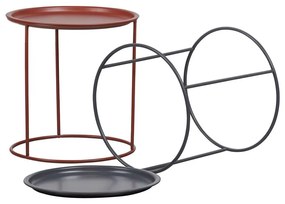 Светлосива масичка за кафе, ø 40 cm Ivar - WOOOD