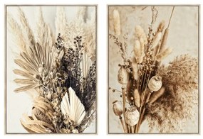 Картина DKD Home Decor Цвете (80 x 4 x 120 cm) (2 броя)