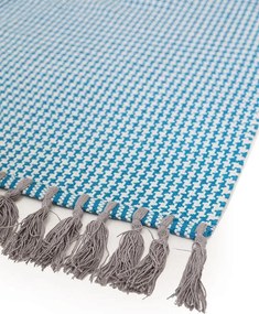 Килим houndstooth caribbean sea-130 x 190 см.