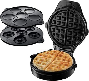Втора ръка: Гофретник 3в1 Russell Hobbs Fiesta 24620-56, 900w, Незалепващи плочи, Самозаключващ се капак, Бордо/черен
