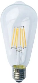 Лампа LED Filament E27 Edison 6W 4000K Dimmable  (10 τεμάχια)