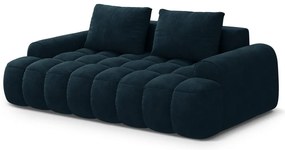 Кадифен диван в петролен цвят 200 cm Linz – Cosmopolitan Design