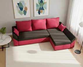 Ъглов диван Eibar-Mauro-kokkino