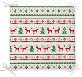 Коледна възглавница за сядане с памучна смес Traditions, 42 x 42 cm - Minimalist Cushion Covers