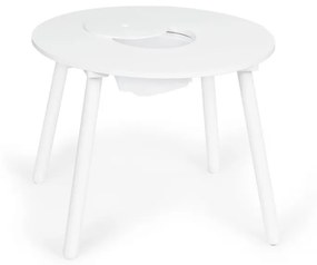 Кръгла детска маса с практично място за съхранение и столове
