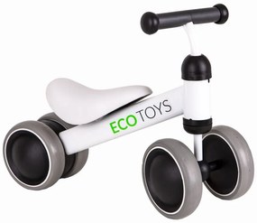 Детски велосипед в бяло ECOTOYS