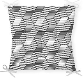 Възглавница за сядане CrisCros от памучна смес, 40 x 40 cm - Minimalist Cushion Covers