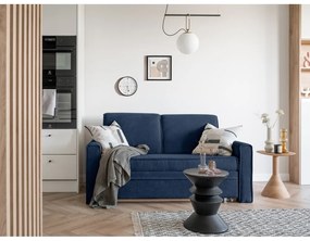 Тъмносин разтегателен диван 168 cm Lucky Lucy - Miuform