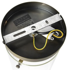 Модерен таванен аплик бронз със стъкло - Dome