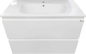 Шкаф долен тип Прима с умивалник Emilia 80 WQ8A55660000003, БЯЛ