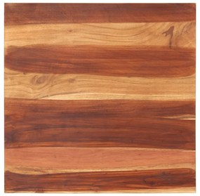 285995 vidaXL Плот за маса, акациево дърво масив, 25-27 мм, 70x70 cм