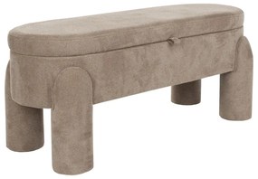 Светлокафява пейка Orly – White Label