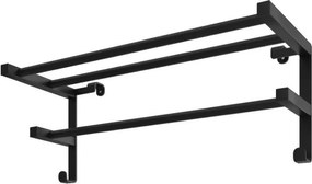 Сушилник за кърпи за банен радиатор HF SHEFFIELD 52 x 20,4 см, черен