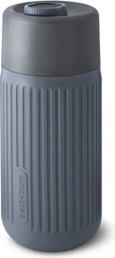 Тъмносива стъклена чаша за път 340 ml – Black + Blum