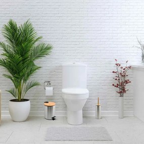 Стоманено кошче за боклук с педал в матово сребрист цвят 5 l Adonis – Spirella