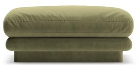 Светлозелена кадифена табуретка Torino – Micadoni