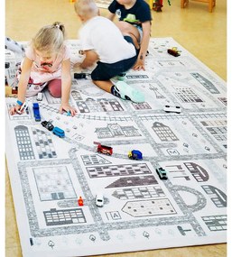 Бял двустранен детски килим , 160 x 230 cm Ülejõe - Narma