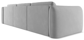 Светлосив ъглов диван (десен ъгъл) Hoku – Makamii