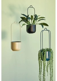 Комплект от 2 черни висящи железни саксии Juro Lotus - Hübsch