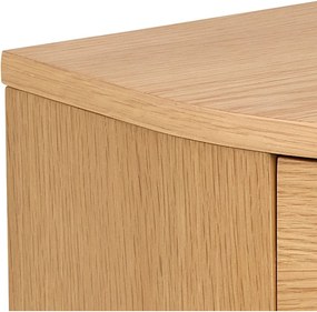 Нощно шкафче от декор от дъб в светло естествен цвят Paron – Actona