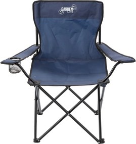 Туристически сгъваем стол син