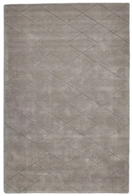 Сив вълнен килим , 150 x 230 cm Kasbah - Think Rugs