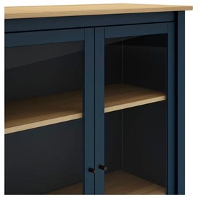 Тъмно син/естествен шкаф от борова дървесина 90x110 cm Misti - Marckeric