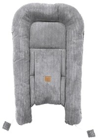 Сиво гнездо за бебе 55x83 cm – Meowbaby