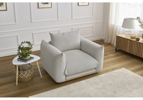 Светлосиво кресло Ernest – Bobochic Paris