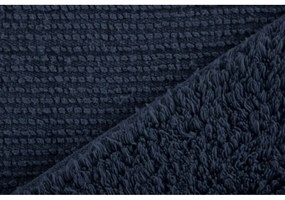 Тъмно синя постелка за баня 50x45 cm Riva - Tiseco Home Studio