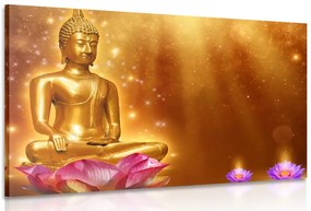 Картина на платно – Златен Буда