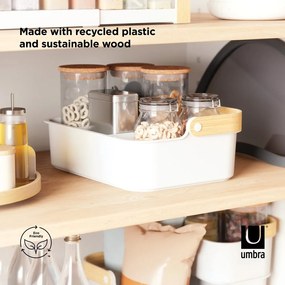 Бял пластмасов органайзер за баня Bellwood - Umbra