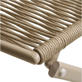 Бежов метален градински комплект за хранене за 2 Arcas – House Nordic