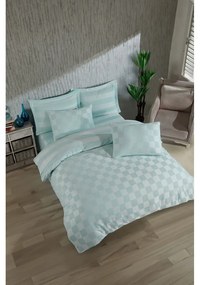 Двойно спално бельо от дамаск мента 200x200 cm Kareli – Mijolnir