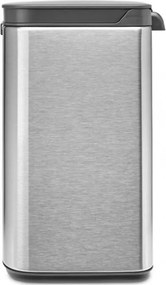 Кош за боклук Brabantia Bo Small 1006625, 4 л, Плавно и безшумно отваряне, Противоплъзгаща основа, Устойчив на пръстови отпечатъци, Инокс/Мат