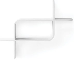 Бял двуетажен рафт от каучуково дърво 62 cm Montage - Umbra