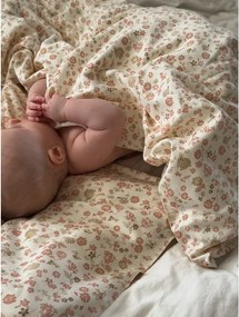 Бежово детско спално бельо от органичен памук 70x100 cm Augusta – Cam Cam Copenhagen