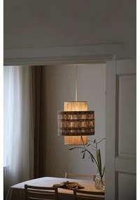 Висящо осветително тяло в естествен цвят с текстилен абажур/с абажур от юта ø 45 cm Ano – Markslöjd