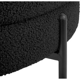 Черно кресло от плат букле Noble – Leitmotiv