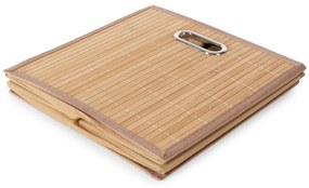 Бамбукова кутия за съхранение в естествен цвят 31x31x31 cm – Compactor